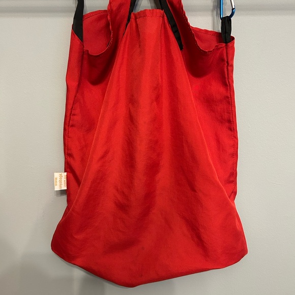 ONYA BAGS of Australia Red Nylon Shopping Bag with Emu Pocket - Picture 4 of 8